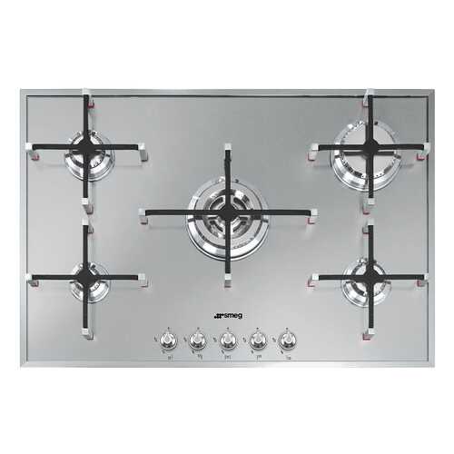 Встраиваемая варочная панель газовая Smeg PX7502 Silver в Онлайн Трейд