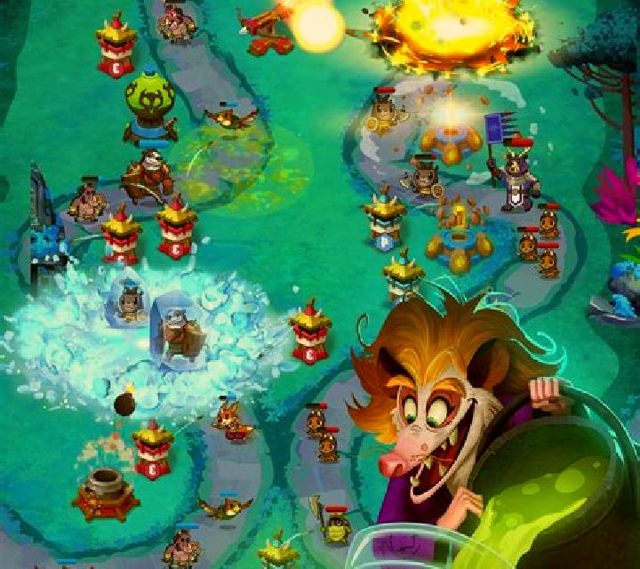 Tower Rush Galaxsys gameplay screenshot